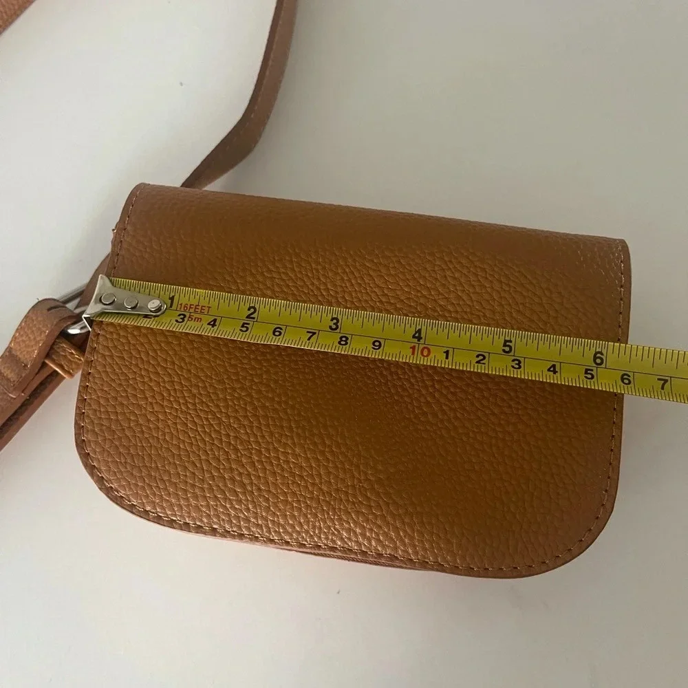 Belted Fanny Pack Belt Bag Tan Size M - Picture 10 of 11
